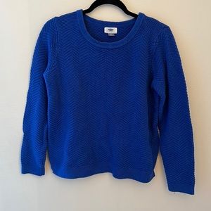 Old Navy Large Blue Cotton Sweater